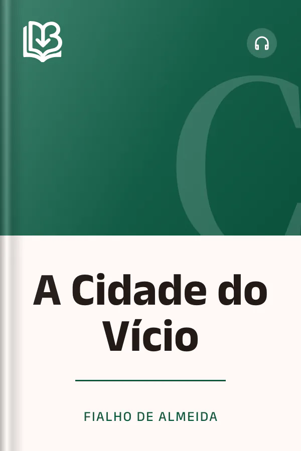 A Cidade do Vício de Fialho de Almeida, capa do livro