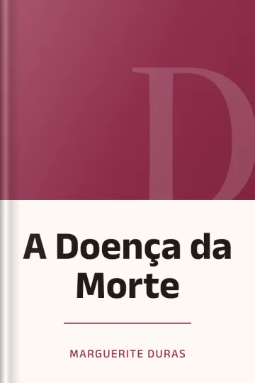A Doença da Morte de Marguerite Duras, capa do livro