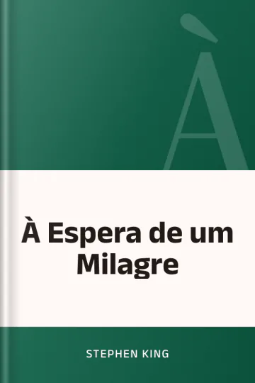 À Espera de um Milagre de Stephen King, capa do livro