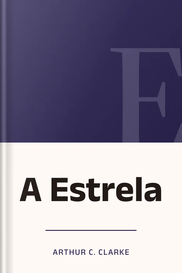 A Estrela de Arthur C. Clarke, capa do livro