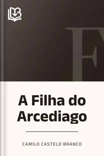 A Filha do Arcediago de Camilo Castelo Branco, capa do livro