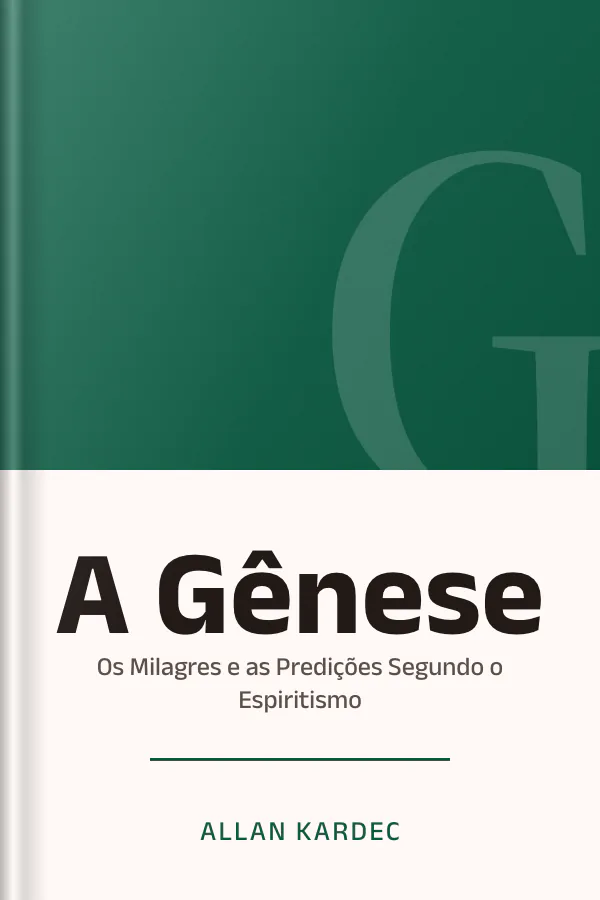 A Gênese: Os Milagres e as Predições Segundo o Espiritismo de Allan Kardec, capa do livro
