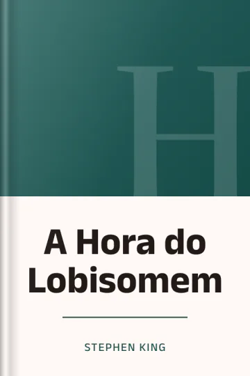 A Hora do Lobisomem de Stephen King, capa do livro