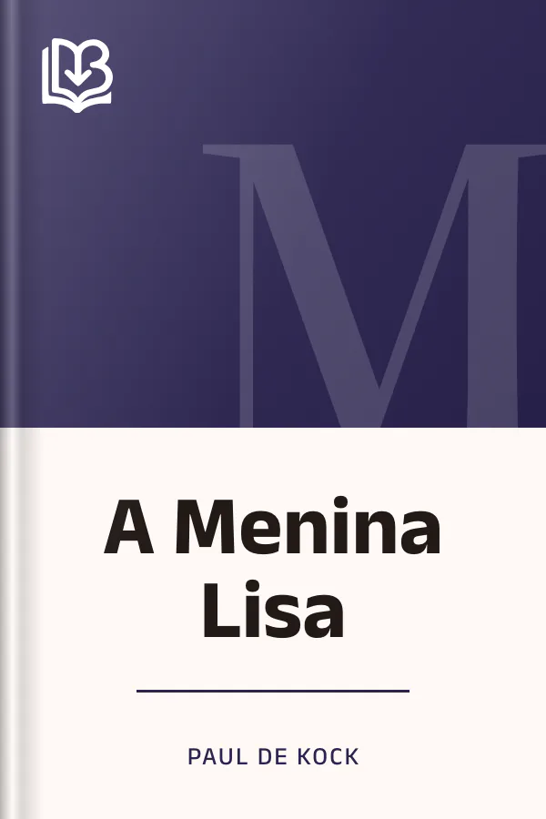A Menina Lisa de Paul de Kock, capa do livro