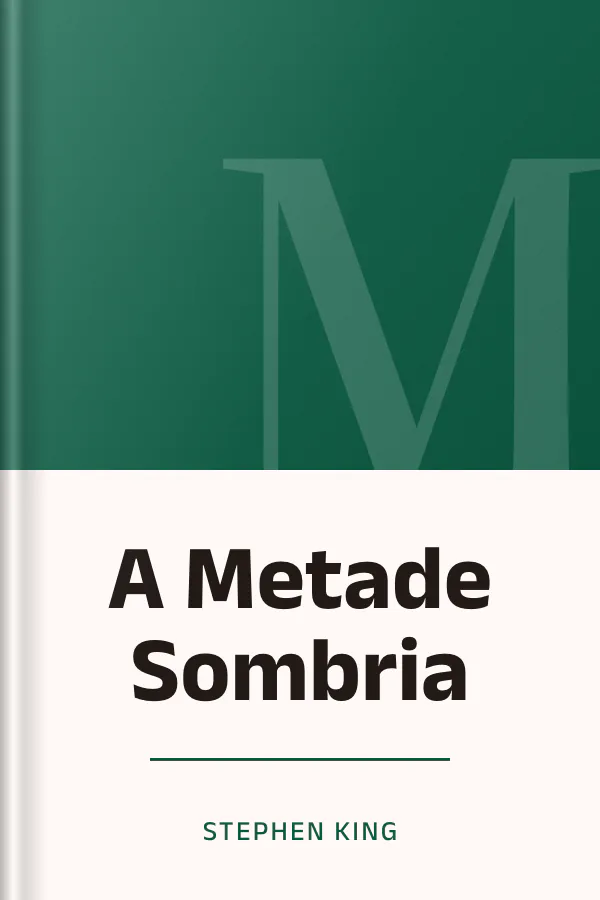 A Metade Sombria de Stephen King, capa do livro