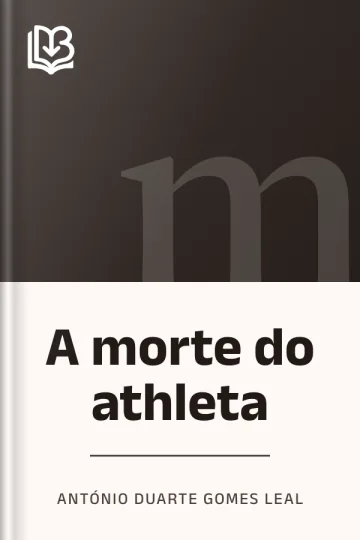 A morte do athleta de António Duarte Gomes Leal, capa do livro