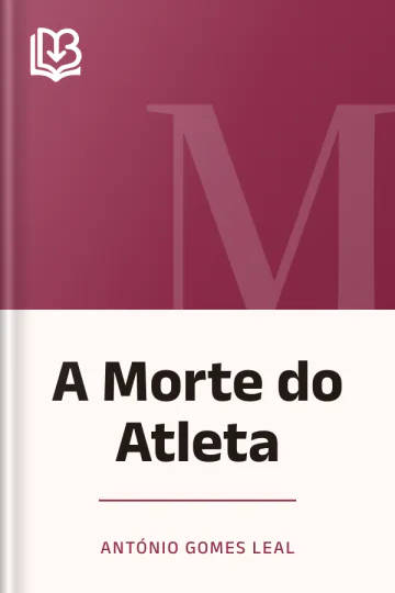 A Morte do Atleta de António Gomes Leal, capa do livro