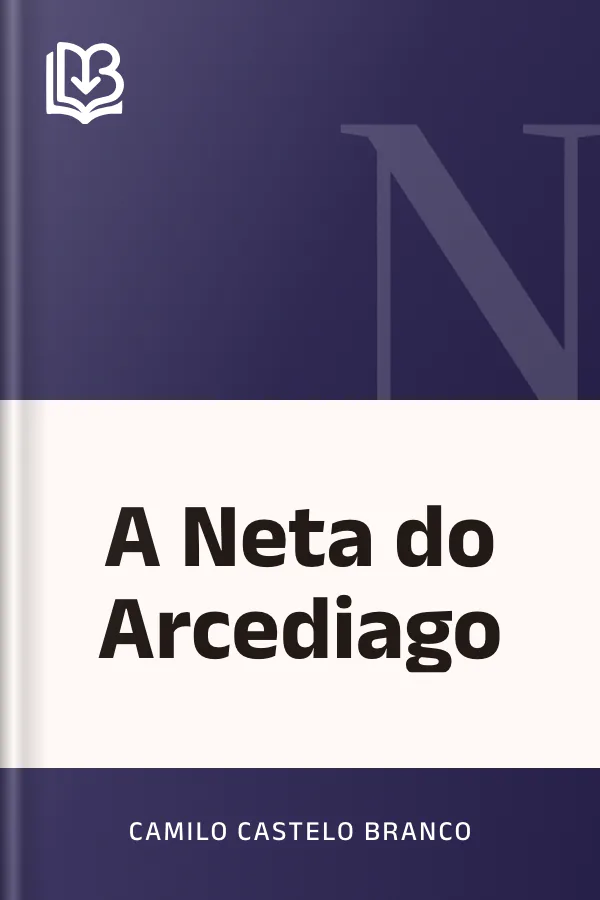 A Neta do Arcediago de Camilo Castelo Branco, capa do livro