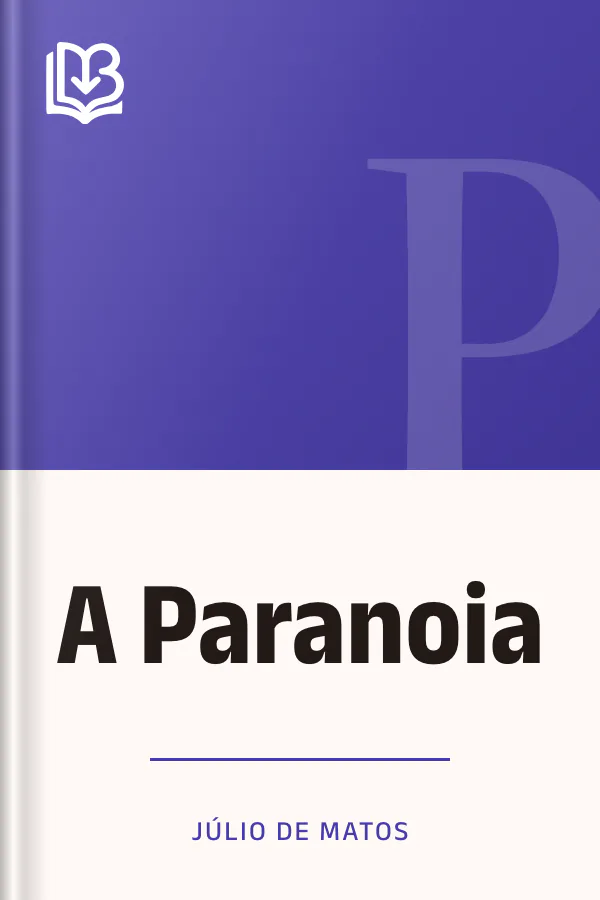 A Paranoia de Júlio de Matos, capa do livro