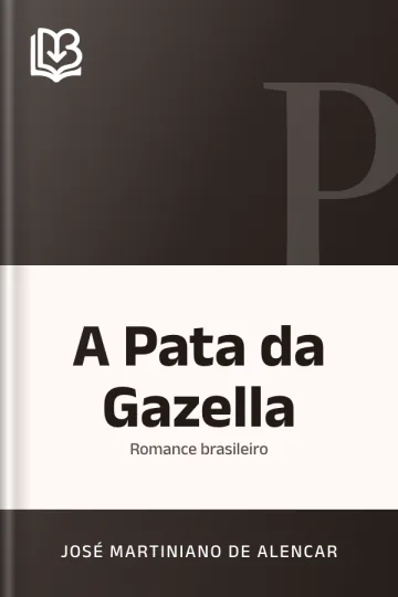 A Pata da Gazella de José Martiniano de Alencar, capa do livro
