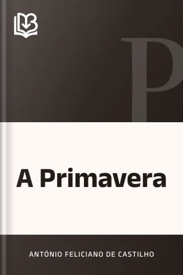 A Primavera de António Feliciano de Castilho, capa do livro