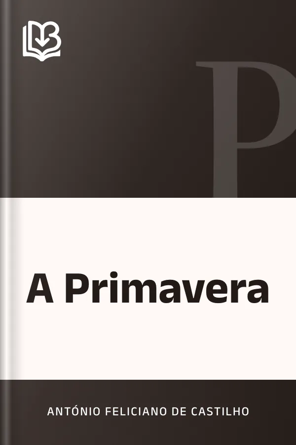 A Primavera de António Feliciano de Castilho, capa do livro