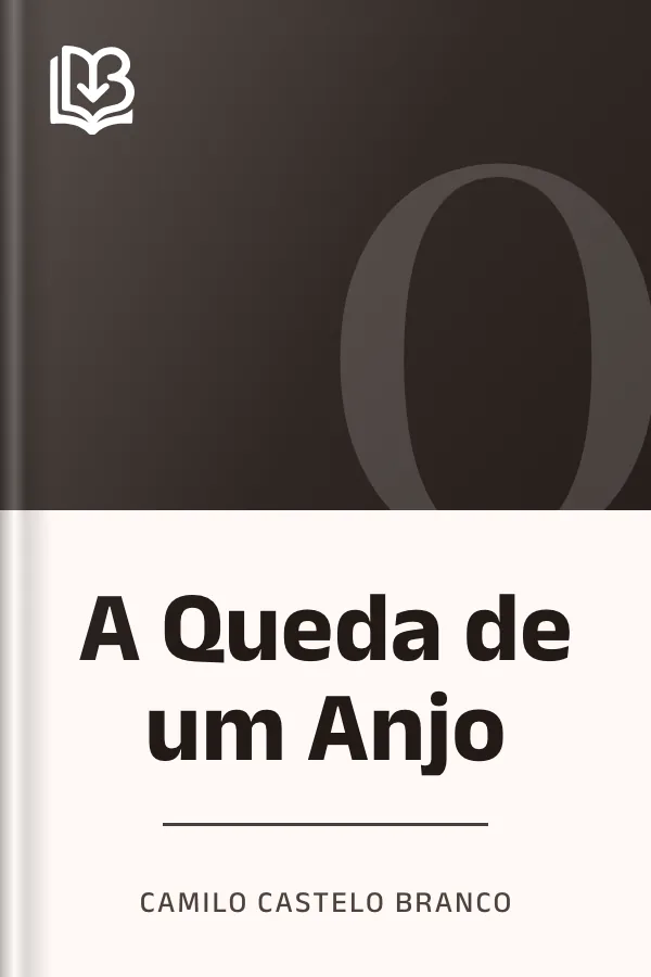 A Queda de um Anjo de Camilo Castelo Branco, capa do livro
