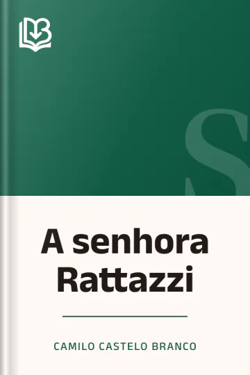 A senhora Rattazzi de Camilo Castelo Branco, capa do livro