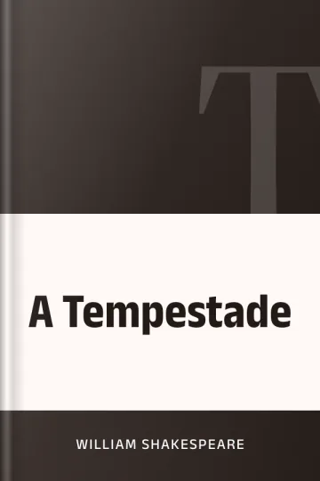 A Tempestade de William Shakespeare, capa do livro