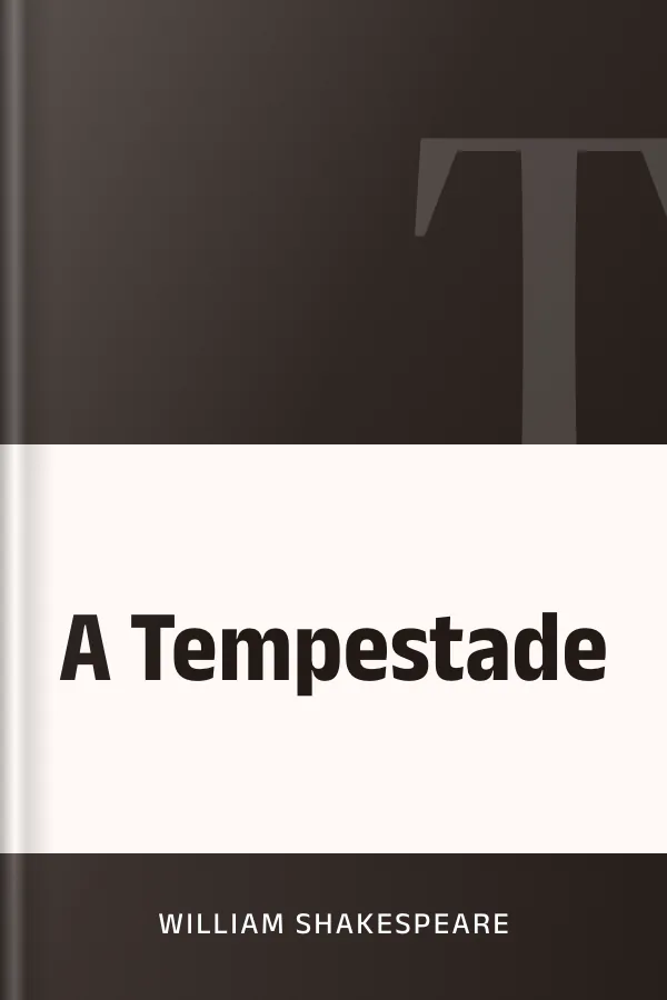 A Tempestade de William Shakespeare, capa do livro