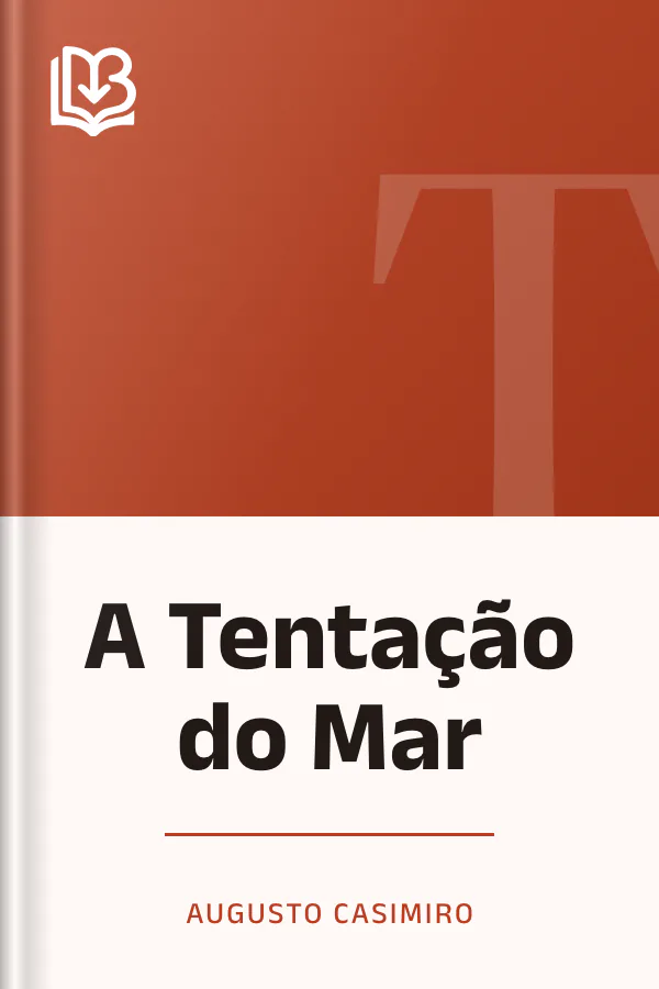 A Tentação do Mar de Augusto Casimiro, capa do livro