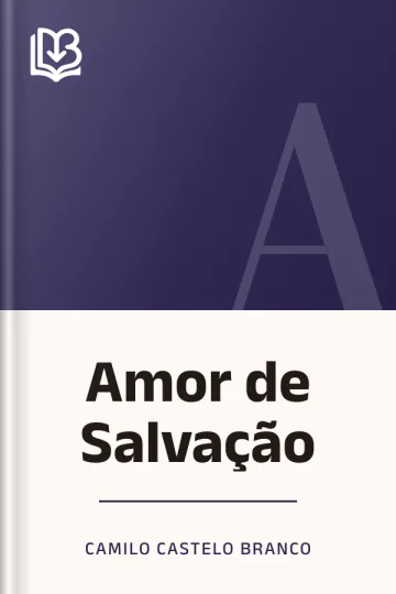 Amor de Salvação de Camilo Castelo Branco, capa do livro