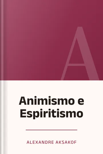 Animismo e Espiritismo de Alexandre Aksakof, capa do livro
