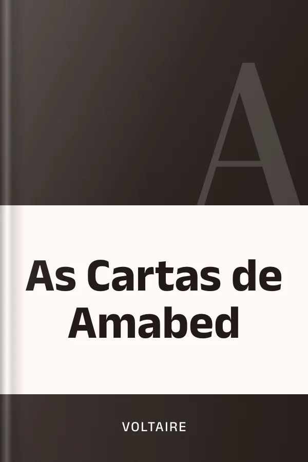 As Cartas de Amabed de Voltaire, capa do livro