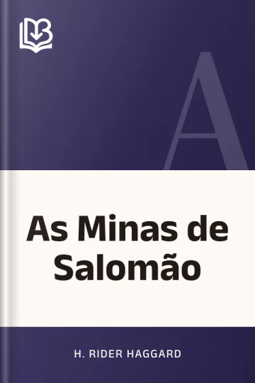 As Minas de Salomão de H. Rider Haggard, capa do livro