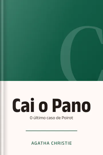 Cai o Pano: o último caso de Poirot de Agatha Christie, capa do livro