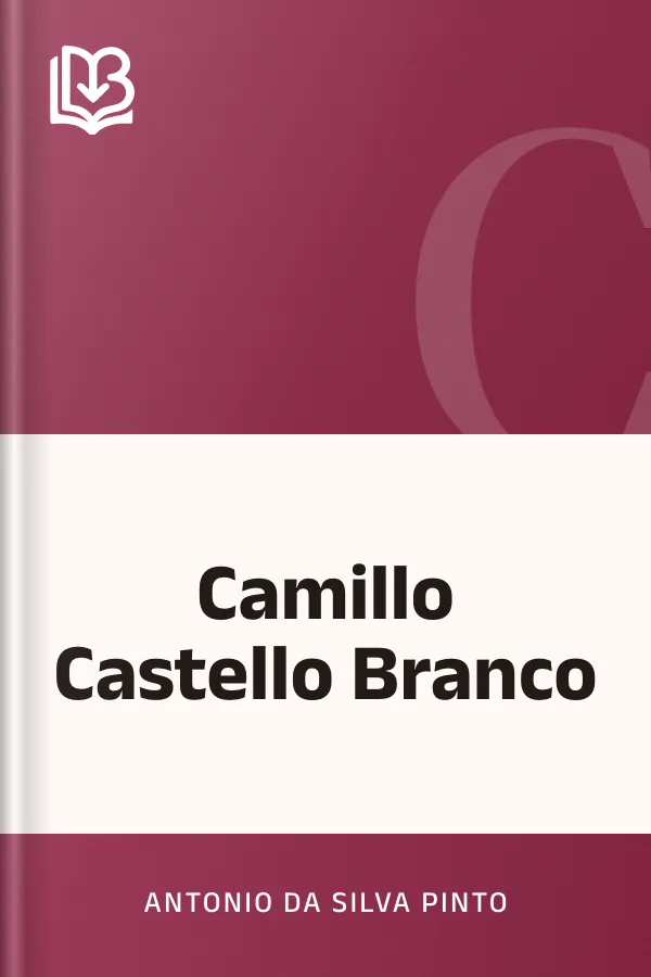 Camillo Castello Branco de Antonio da Silva Pinto, capa do livro
