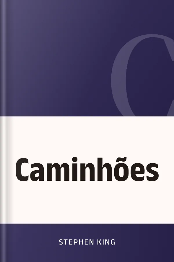 Caminhões de Stephen King, capa do livro