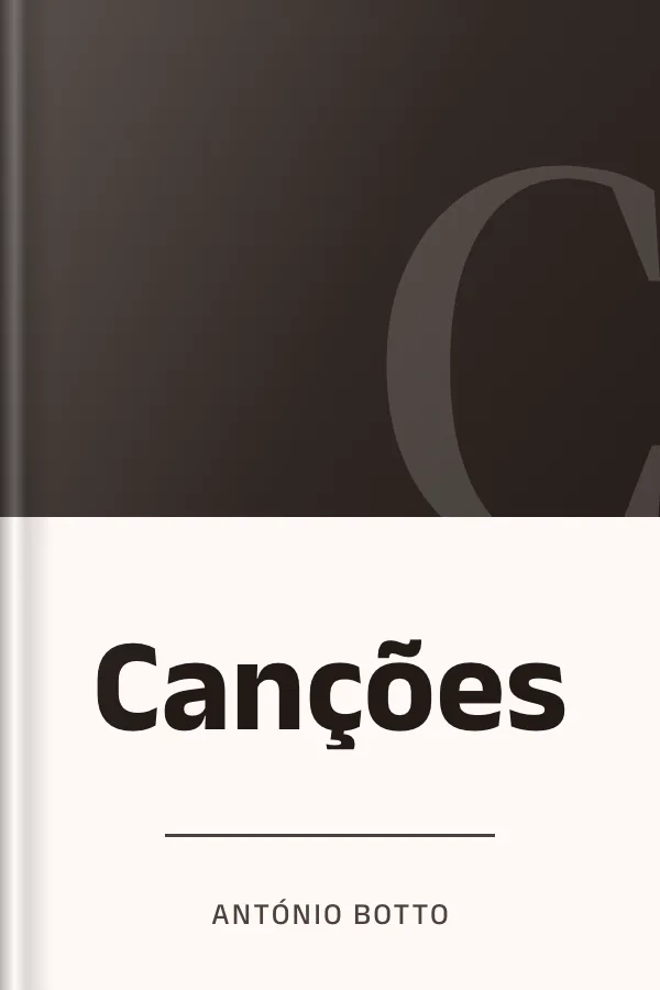 Canções de António Botto, capa do livro