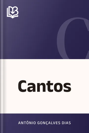 Cantos de Antônio Gonçalves Dias, capa do livro
