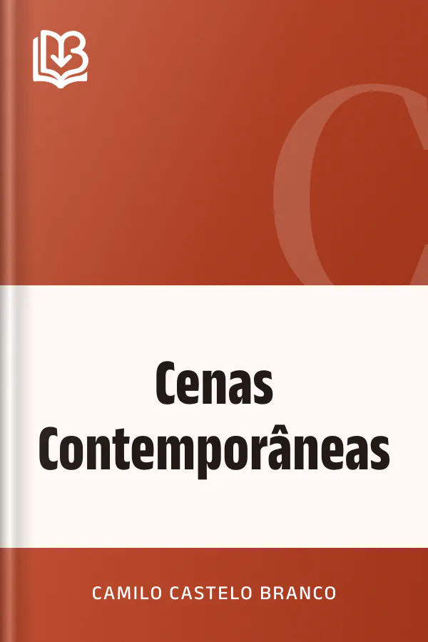 Cenas Contemporâneas de Camilo Castelo Branco, capa do livro