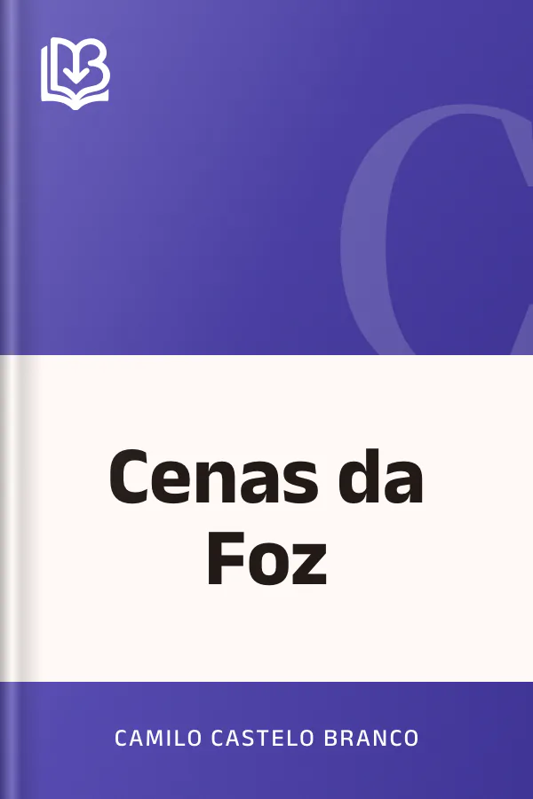 Cenas da Foz de Camilo Castelo Branco, capa do livro