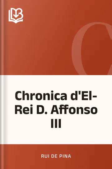 Chronica d'El-Rei D. Affonso III de Rui de Pina, capa do livro