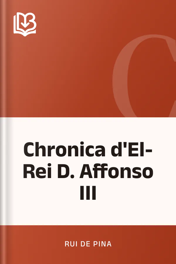Chronica d'El-Rei D. Affonso III de Rui de Pina, capa do livro