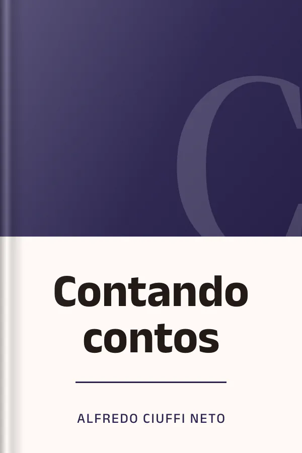 Contando contos de Alfredo Ciuffi Neto, capa do livro
