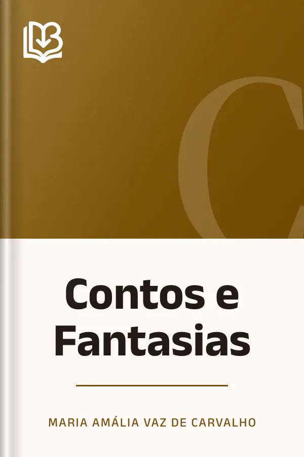 Contos e Fantasias de Maria Amália Vaz de Carvalho, capa do livro