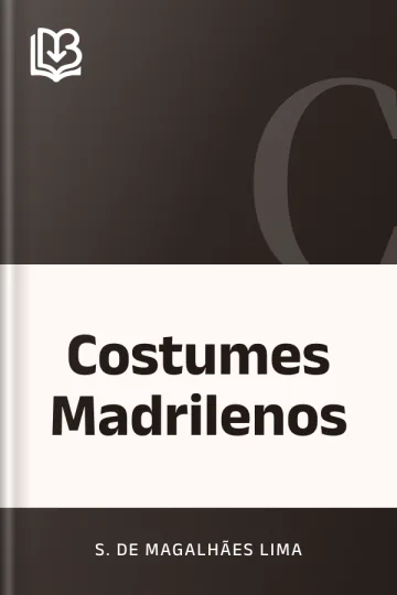 Costumes Madrilenos de S. de Magalhães Lima, capa do livro