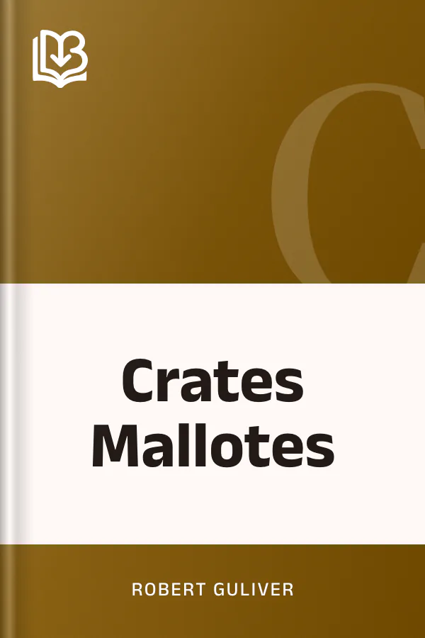 Crates Mallotes de Robert Guliver, capa do livro