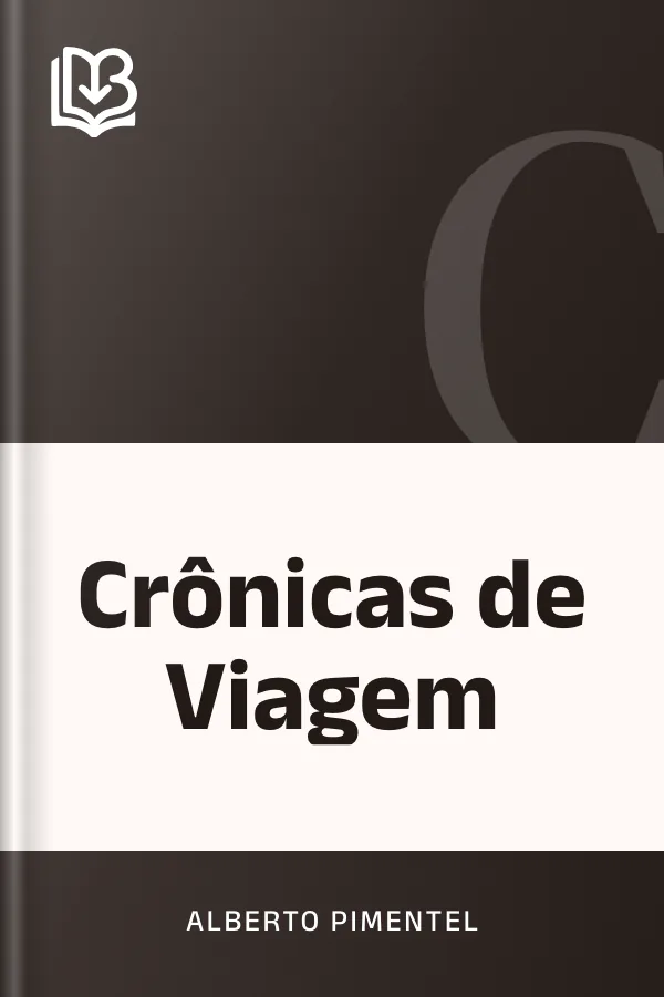 Crônicas de Viagem de Alberto Pimentel, capa do livro