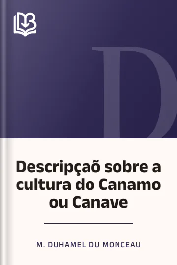 Descripçaõ sobre a cultura do Canamo ou Canave de M. Duhamel du Monceau, capa do livro