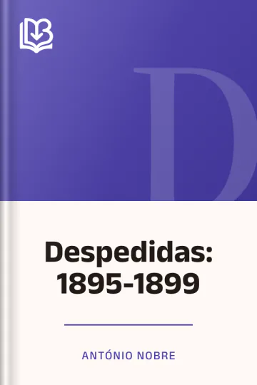 Despedidas: 1895-1899 de António Nobre, capa do livro