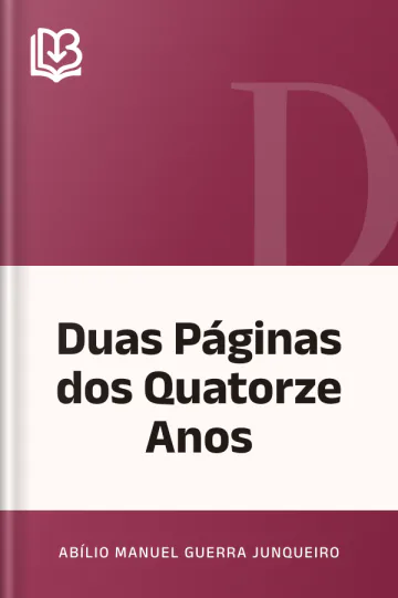 Duas Páginas dos Quatorze Anos de Abílio Manuel Guerra Junqueiro, capa do livro