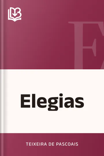 Elegias de Teixeira de Pascoais, capa do livro