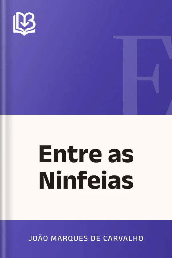 Entre as Ninfeias de João Marques de Carvalho, capa do livro