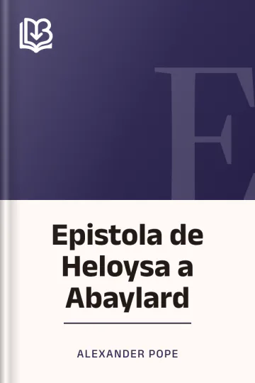 Epistola de Heloysa a Abaylard de Alexander Pope, capa do livro