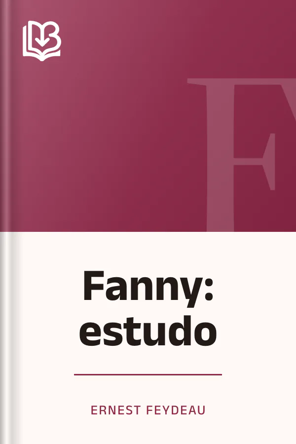 Fanny: estudo de Ernest Feydeau, capa do livro