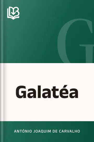 Galatéa de António Joaquim de Carvalho, capa do livro