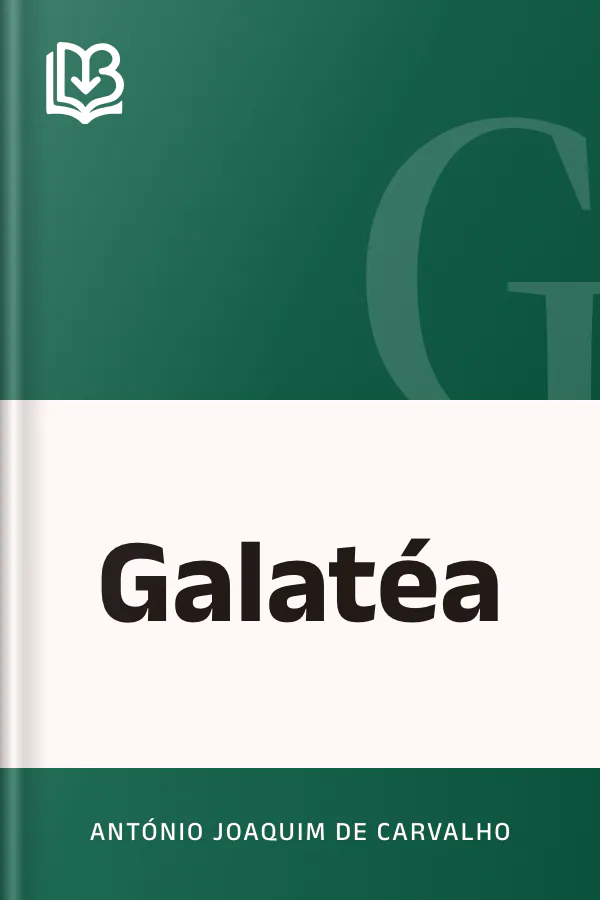 Galatéa de António Joaquim de Carvalho, capa do livro
