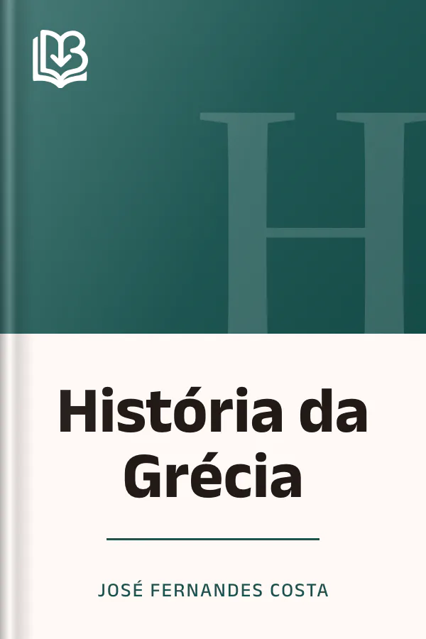 História da Grécia de José Fernandes Costa, capa do livro