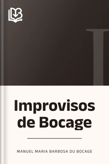 Improvisos de Bocage de Manuel Maria Barbosa du Bocage, capa do livro